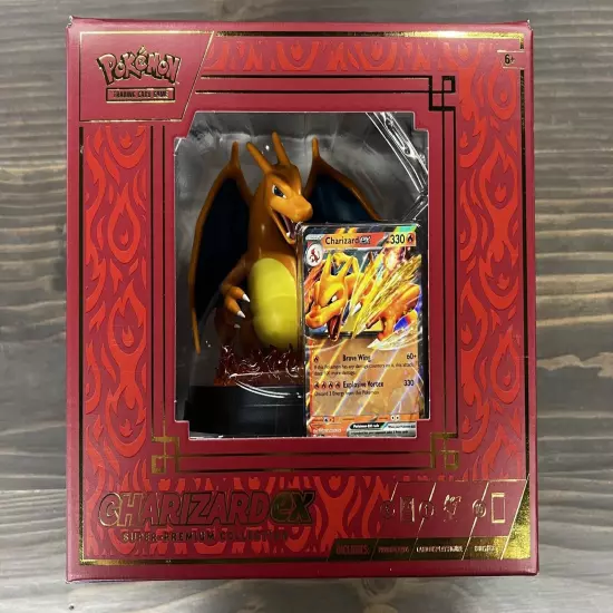 Pokemon TCG Charizard ex Super Premium Collection Figure Box Factory Sealed