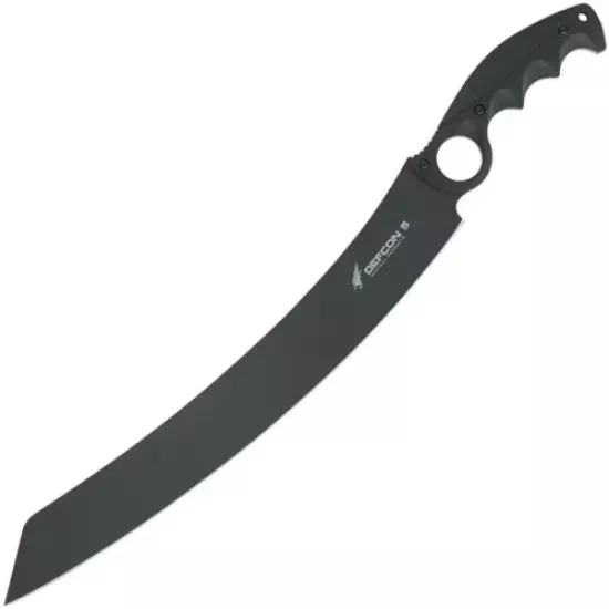 Defcon 5 Tango Machete Fixed Knife 14 Stainless Steel Full Tang Blade G10 Handle