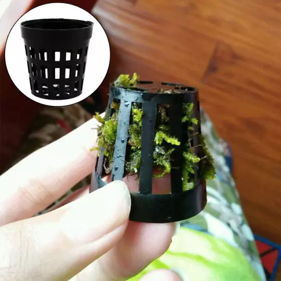 Aquarium Plants pot Aquascaping Fish Tank Holder Mesh UK B7J7