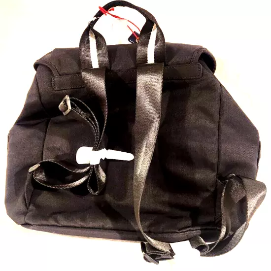 NEW Pajar 1963 Canada 12" Double Pouch Travel Backpack Bag Women's Black Chrome