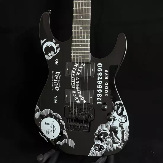 Kirk Hammett Ouija Black Signature Electric Guitar with EMG Pickups