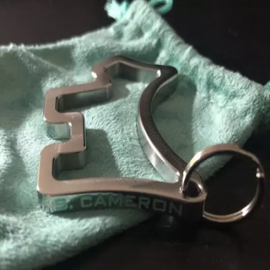 Scotty Cameron Milled Stainless Steel Scotty Dog Keychain! Rare from Gallery