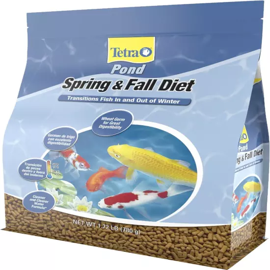 TetraPond Spring & Fall Diet Floating Pond Sticks, 1.72-Pound