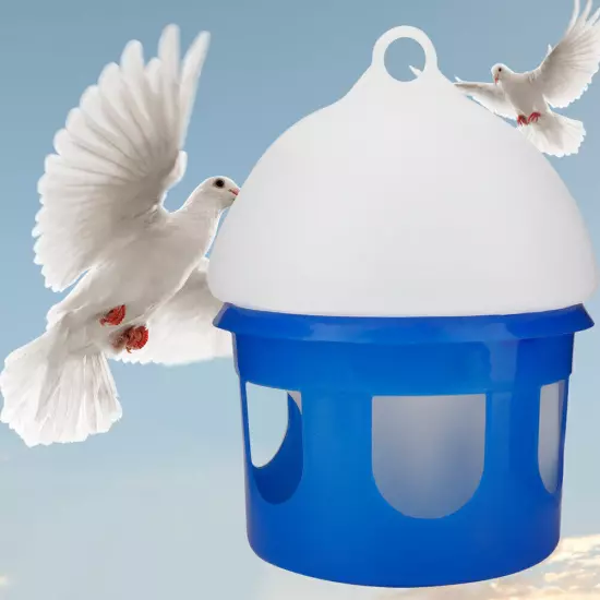 Large Capacity Automatic Bird Pigeon Feeder Water Dispenser Waterer(2L)