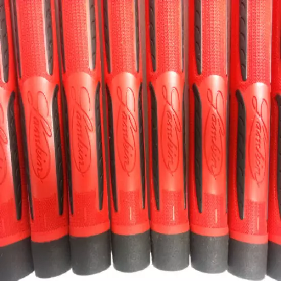  13 Red Lamkin Dual Density Torsion Control prototype Golf Grips w reminder STD