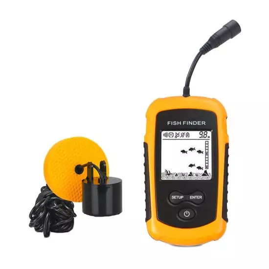 Ultrasonic Wired Fish Detector Radar Detection of Fish Shoal Sonar Fish Finder