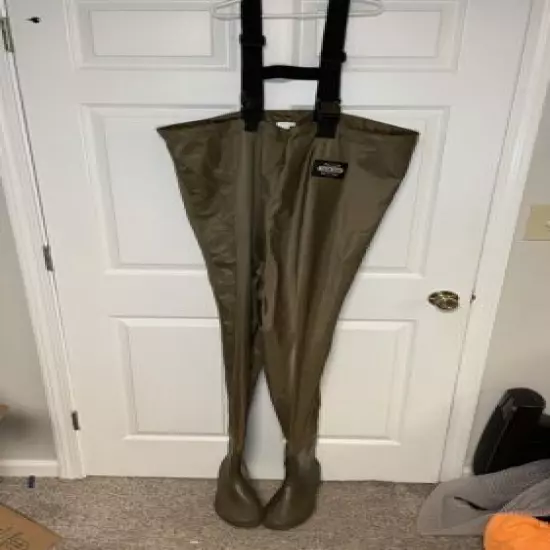 New Men's Guide Gear Brown Tan Chest Waders Size 10