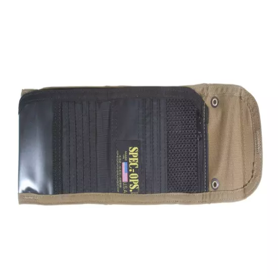 Spec-Ops T.H.E. Wallet, CYB - Coyote Brown w/ 'Shark-Bite' Closure: 100070111