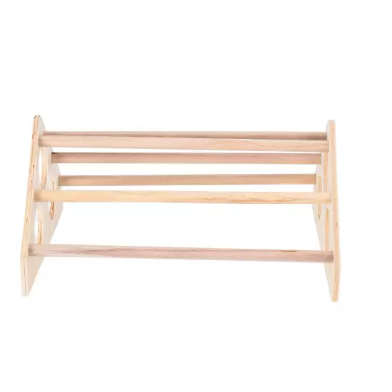 Pet Chicken Wood Stand Hand Made Small Chicken Roost Rack For Poultry House M VZ