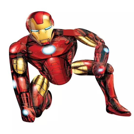 GIANT Anagram Marvel Avengers IRON MAN Airwalker Foil Balloon 46" Party Birthday