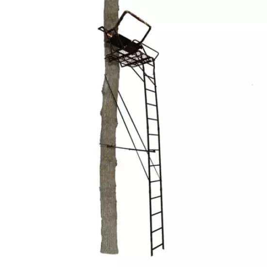 Muddy Partner 17-Foot Tall Adjustable 2-Person Hunting Deer Ladder Tree Stand