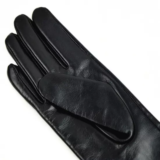 Elbow Real Sheep Leather Gloves Long Lambskin Evening Gloves Multi Colors