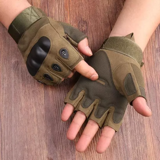 Military Tactical Gloves Half Finger Men's Gloves Outdoor Sports Shooting Huntin