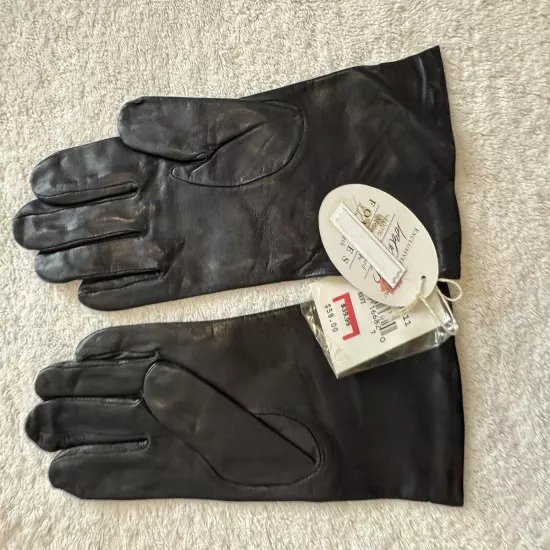 Lord & Taylor Leather Gloves 100%Silk-Lined Size 7