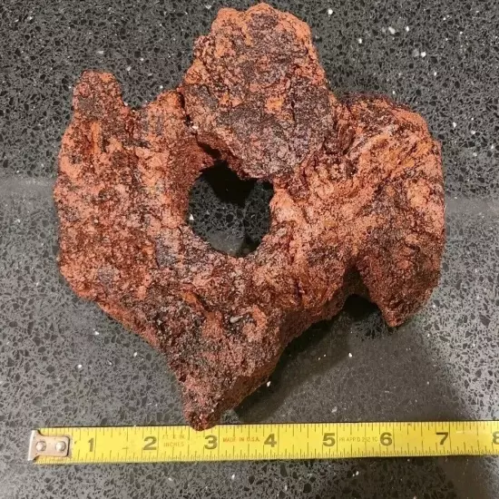 8 Red Lava Rocks For Aquariums