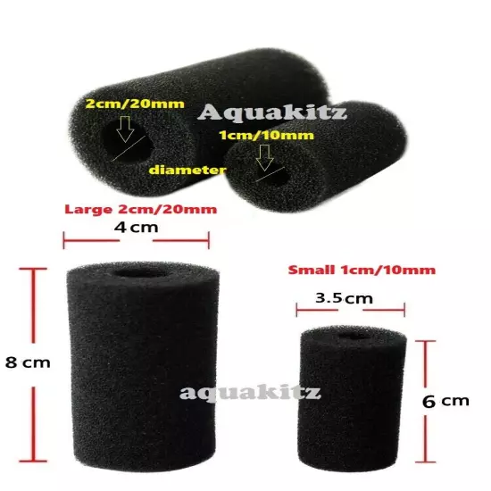 Filter Intake Sponge Pre-Filter Sponge Foam For Shrimp Fry Saver Cover Aquarium