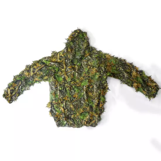 Hunting Camouflage Ghillie Suit 3D Camo Clothing Jungle Military Training Sniper