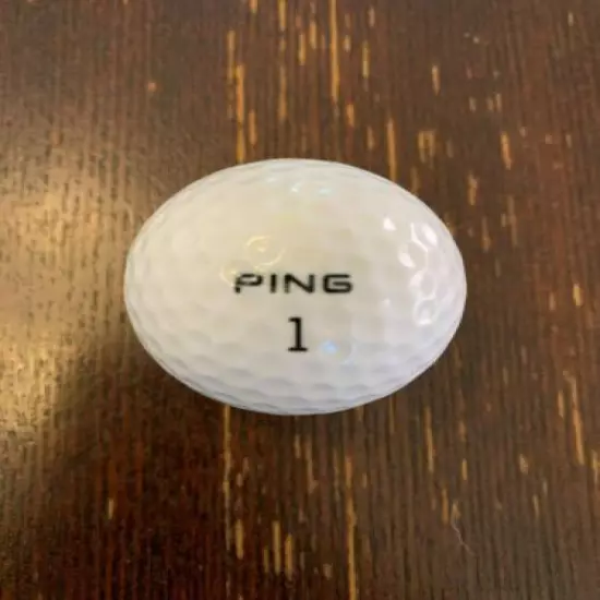 Ping Golf Ball - Very Early Ball "PING" 1 - Upside Down "1" and small "o"