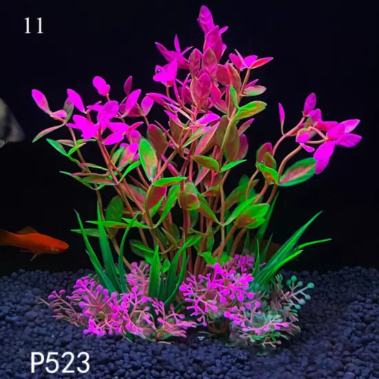 Artificial Aquarium Plants Decoration Fish Tank Water Plant Grass Ornament❥