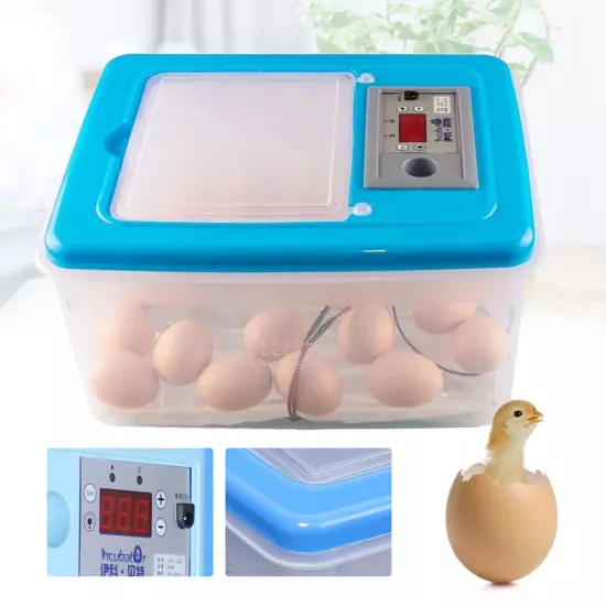 Digital Incubators for Hatching Eggs 32 Egg Incubator Pet Egg Turning Chicken