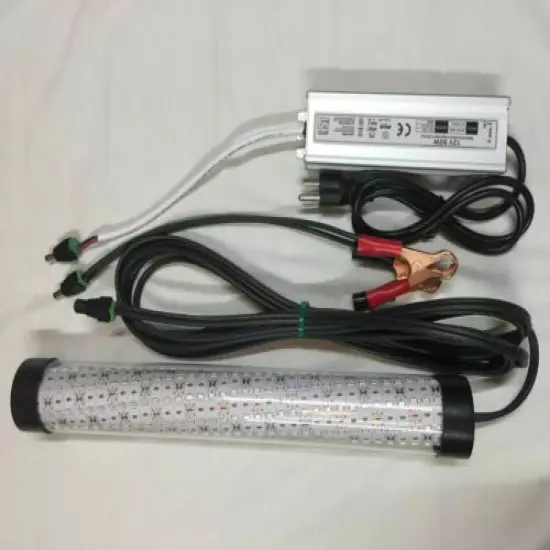 White Night Fishing Underwater Fishing Light 15,000 LUMENS 300 LEDs Boat, Dock 