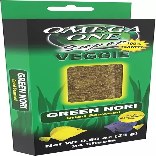 Omega One Seaweed, Green, 24 Sheets, 0.8 oz