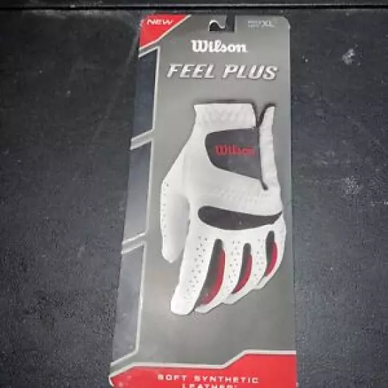 Wilson Feel Plus Men’s Soft Golf Glove LEFT HAND Xl new in package