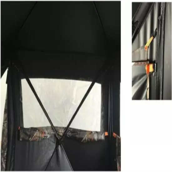 ThunderBay Gobbler Lodge 5-Side Hunting Blind 4 Person 300D Oxford Hunting Blind