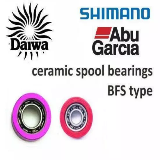 5x11x4 & 3x10x4 Air BFS Micro Ceramic Spool Bearings ABU GARCIA DAIWA SHIMANO