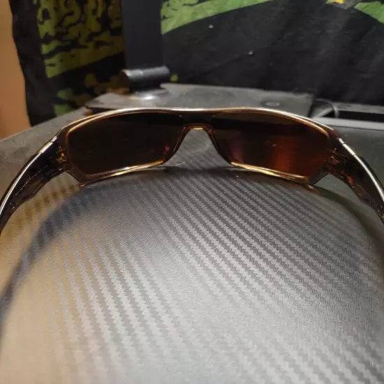 Oakley Offshoot Sunglasses - 24k Gold Iridium Lens - Grey Ink/Dark Amber Frames