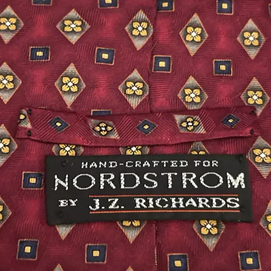 Nordstrom By J.Z Richards Hand Made 100% Silk Men’s Neck Tie Made In USA