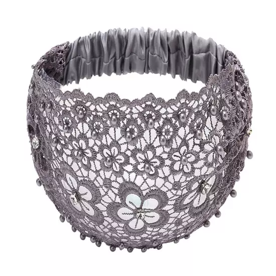 Women Wide Lace Headband Elastic Bandana Turban Hair Band Ladies Summer Sport †