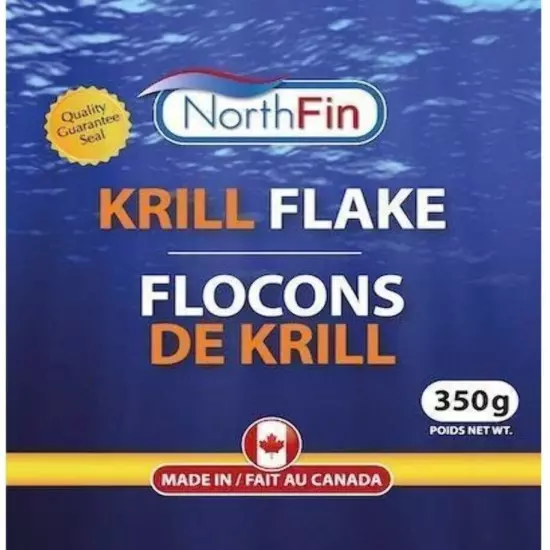 NorthFin Krill Flake Food 350g Krill Flakes Bucket Aquarium Premium Fish Food