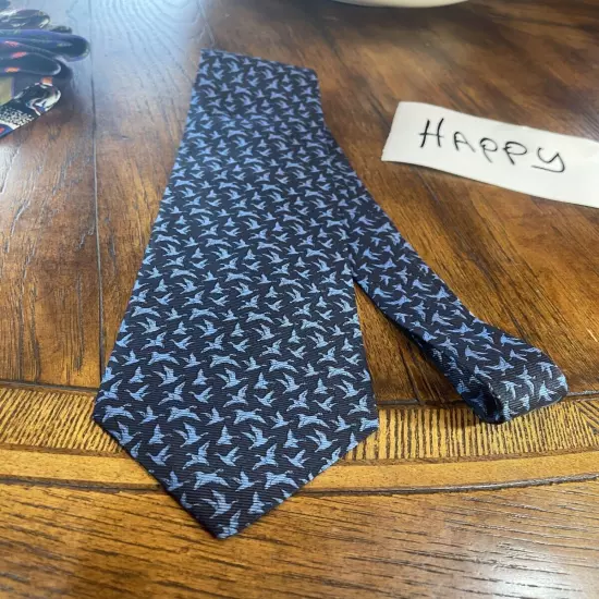 DUCK BANANA REPUBLIC DESIGNER SUIT AMAZING QUALITY NECKTIE TIE FREE SHIP