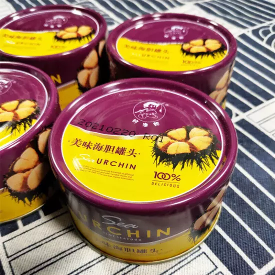 Sea urchin canned 120g ready-to-eat sea urchin yellow delicious sashimi dishes