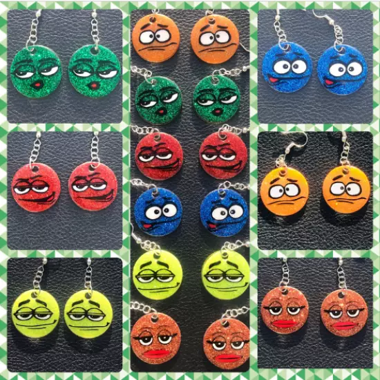 M & M Earrings, MnM Earrings, M and M Earrings, M N M Earrings, M and M, MnM