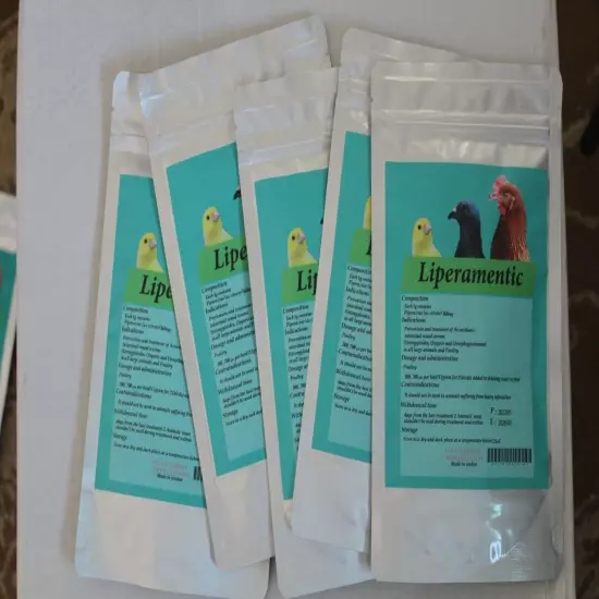 100g Piperazine Bag chicken dewormer ducks birds poultry wormer aviary 