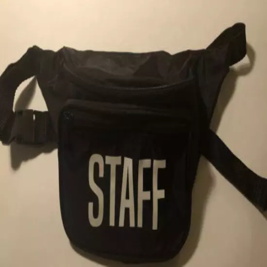 STAFF Fanny Pack New Black Nylon