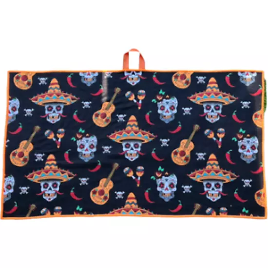 Chilli Skull Tour Caddy Golf Towel