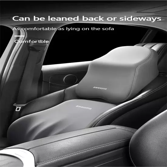 Car Lumbar Back Support Headrest Neck Pillow Universal Soft Neck Pillows Cushion