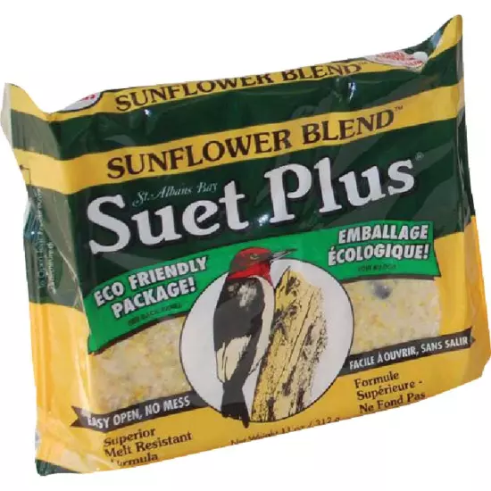 Suet Plus 11 Oz. Sunflower Blend Suet 221 Suet Plus 221 607899221129