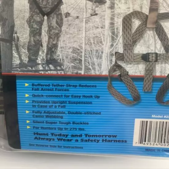 AMERISTEP Full Body Hunter Safety Harness,Fully Adjustable, Quick Release