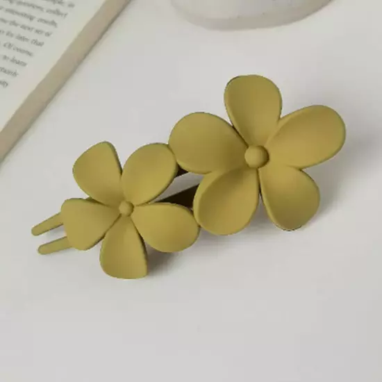 Women Girl Flower Large Duckbill Clip Hair Claw Clamp Ponytail Hairpin Barrettes