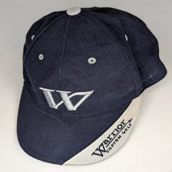 Warrior Custom Golf Blue Cap Adjustable Hat