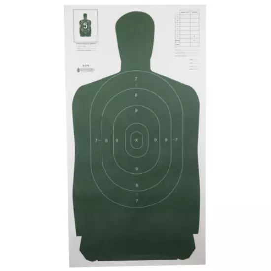 Action Target B-27S Green 24"x45" 100 Pack