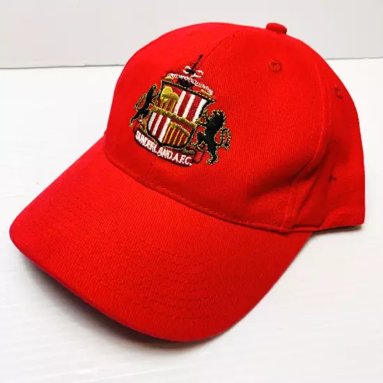 Sunderland AFC Hat Cap Adjustable OSFM Red Football Soccer