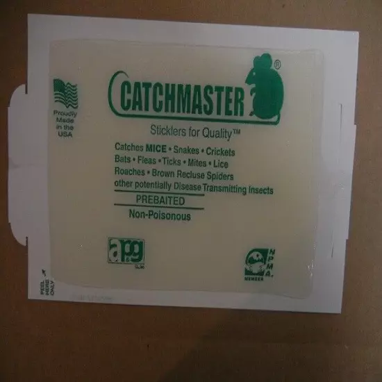 12 Catchmaster Peanut Butter Flavor Glue Boards Mouse 72MB - Regular