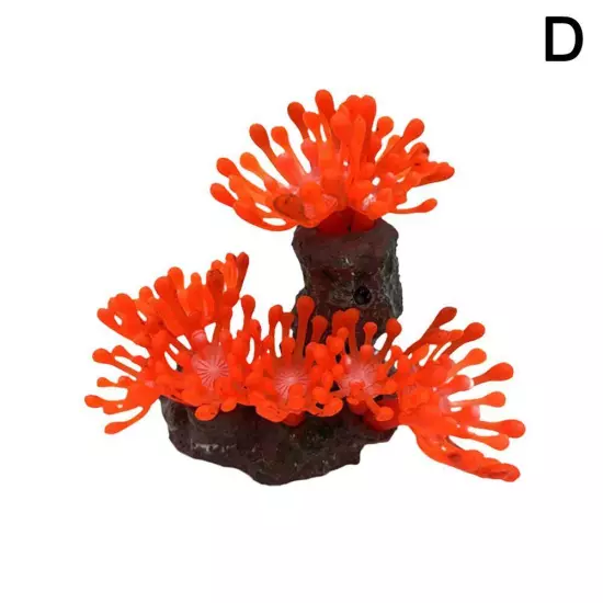 Fish Tank Coral Environmentally Friendly Silicone Odorless Simulated Coral D7