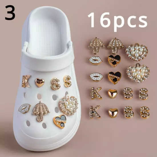 Pearl Shoes Flower Buckle for Crocs Shoes Accessories Detachable DIY Decoration