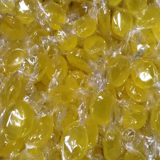 Sugar Free Lemon Hard Candy Buttons - 1 lb of Fresh Delicious 1